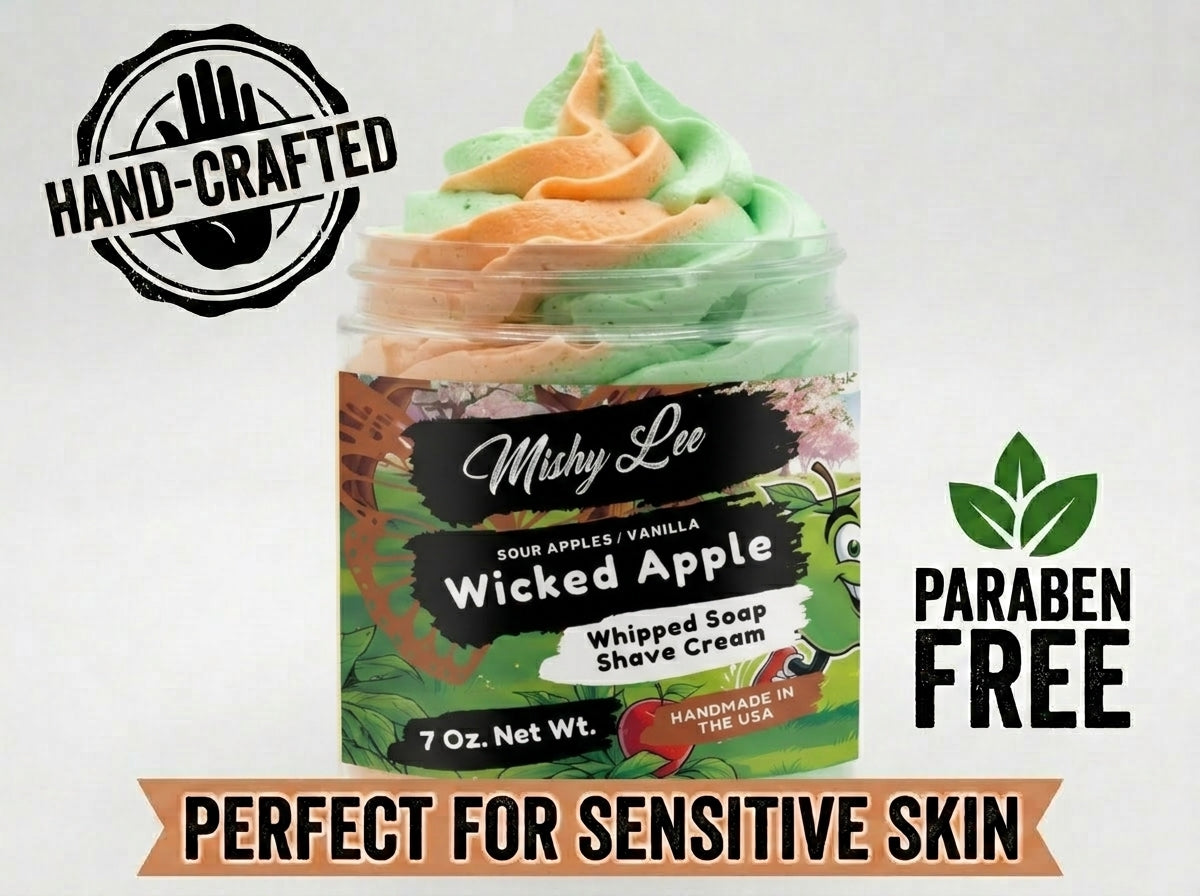Wicked Apple Whipped Soap and Shave Cream
